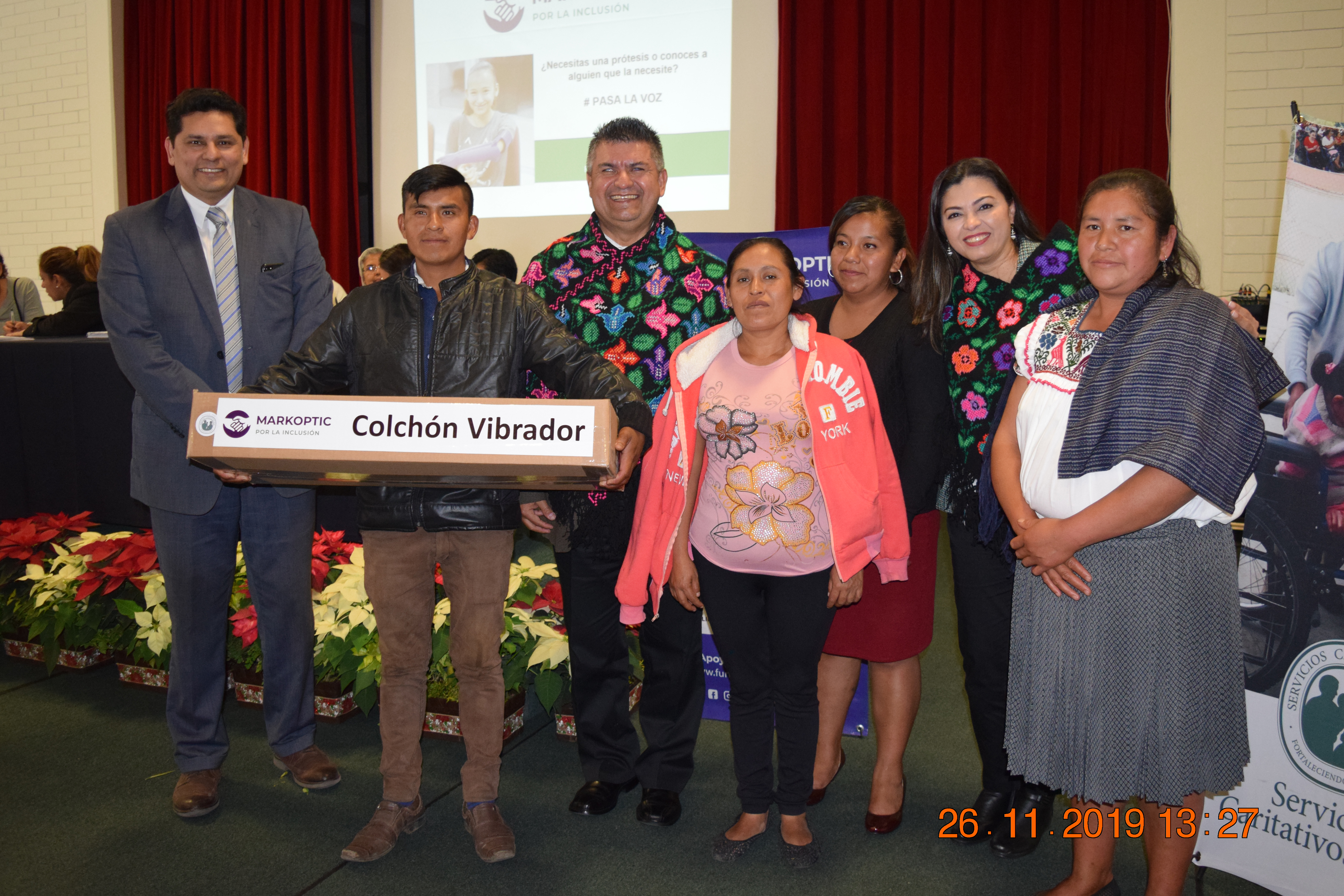 Donación de prótesis y colchón 2019